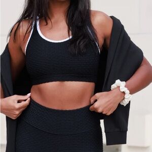 CROCO SKIN TWO-TONE TOP